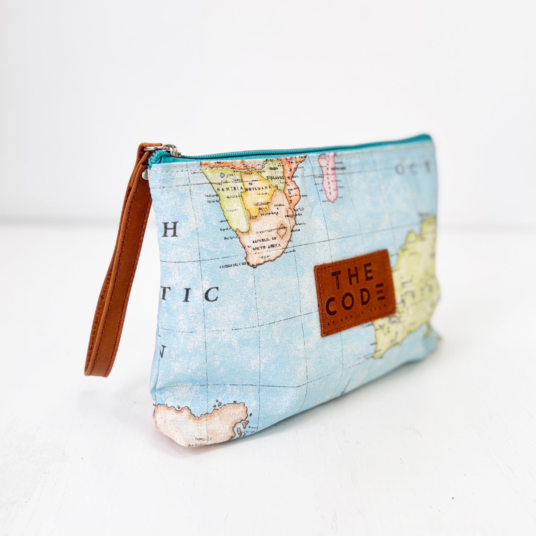 Cartera Mapa turquesa