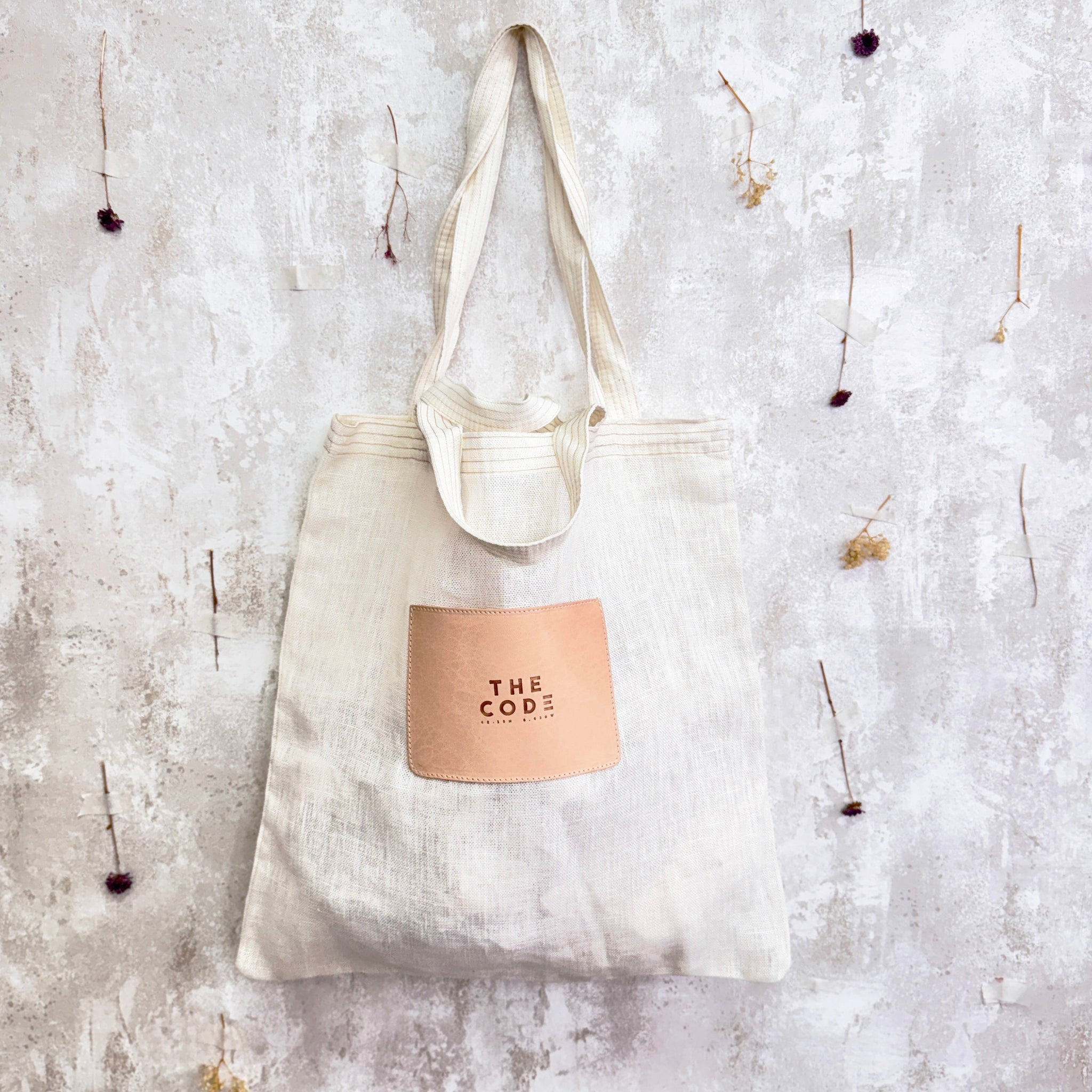 Tote Bag bolsillo beige