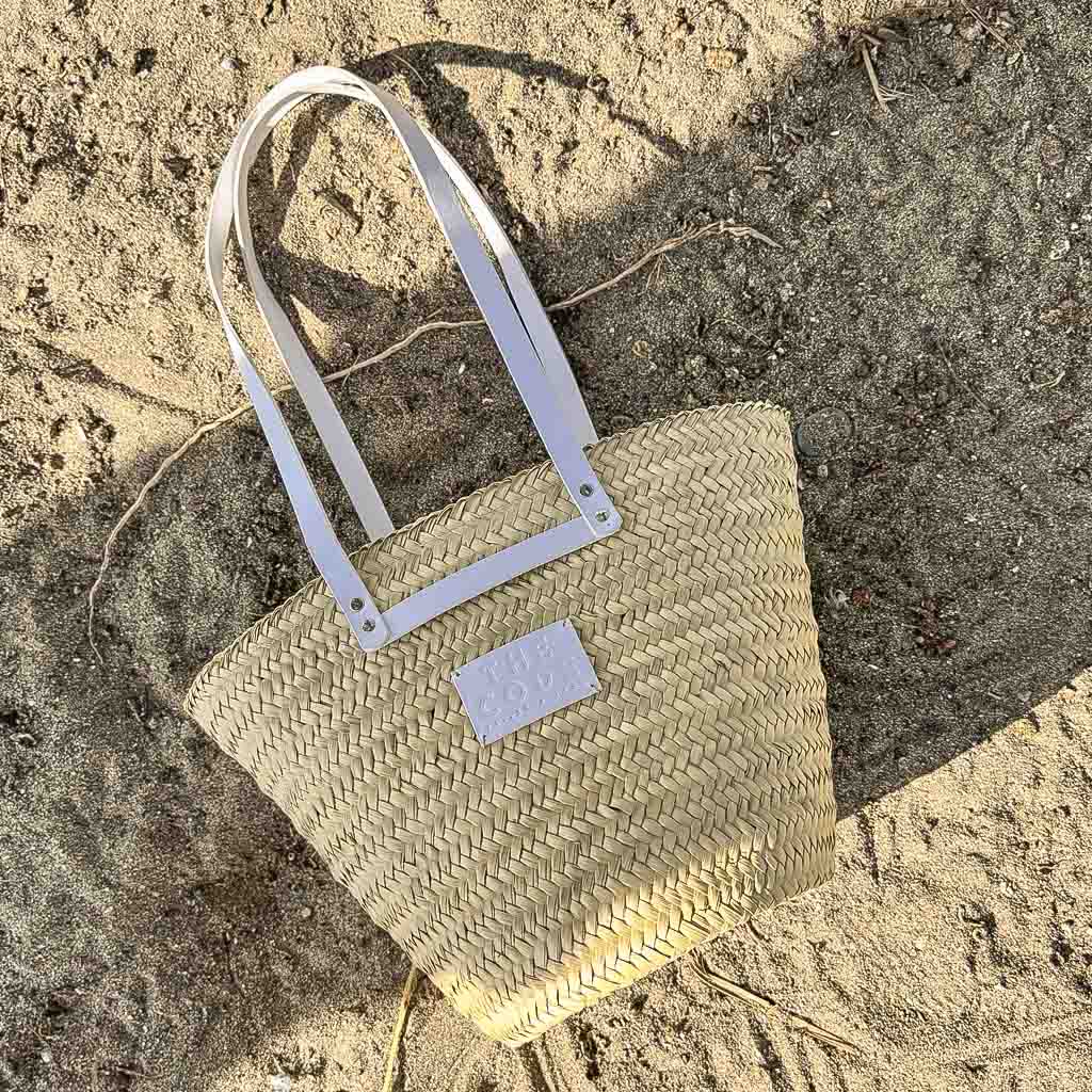 Shopper capazo Provenza blanco