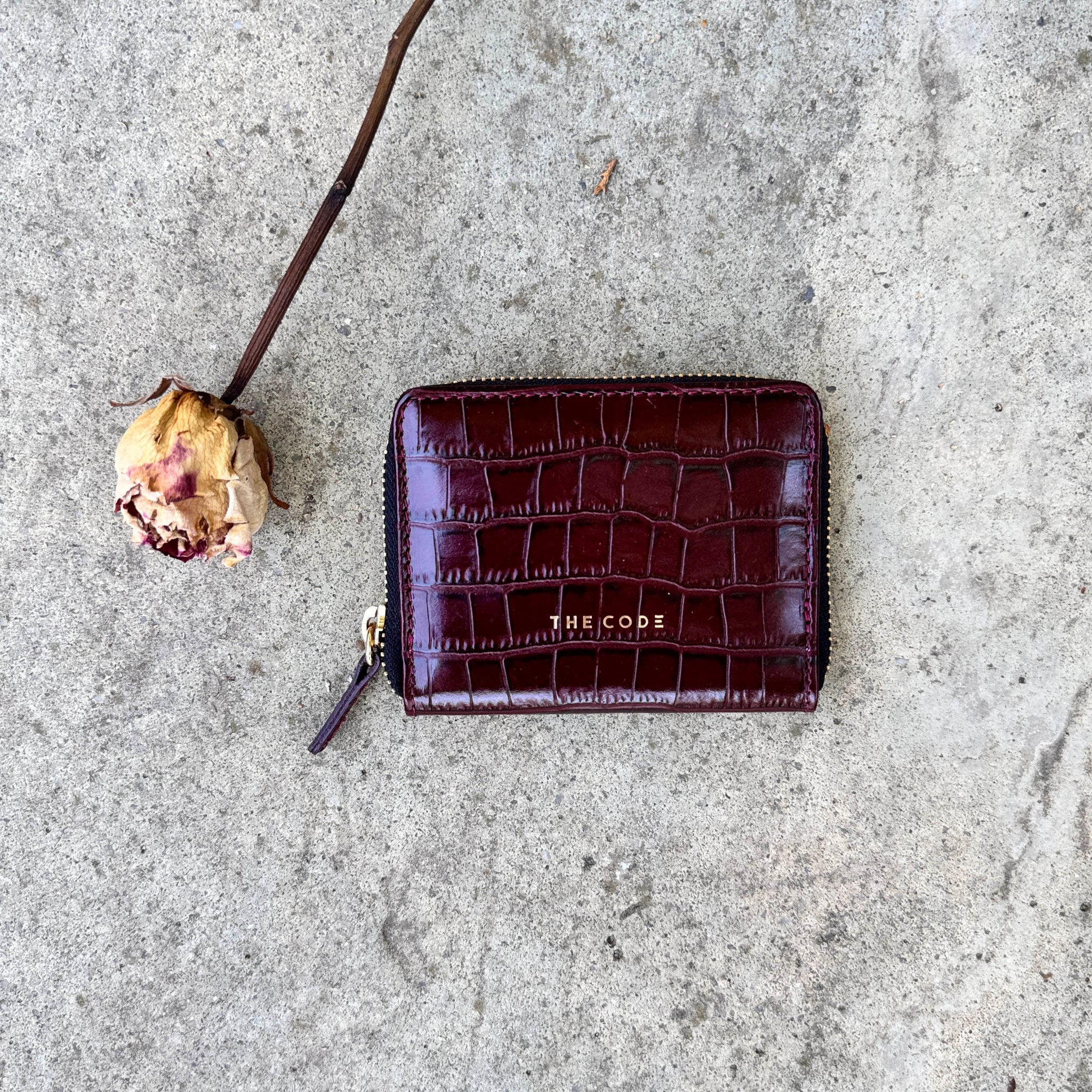 Cartera Paula burdeos