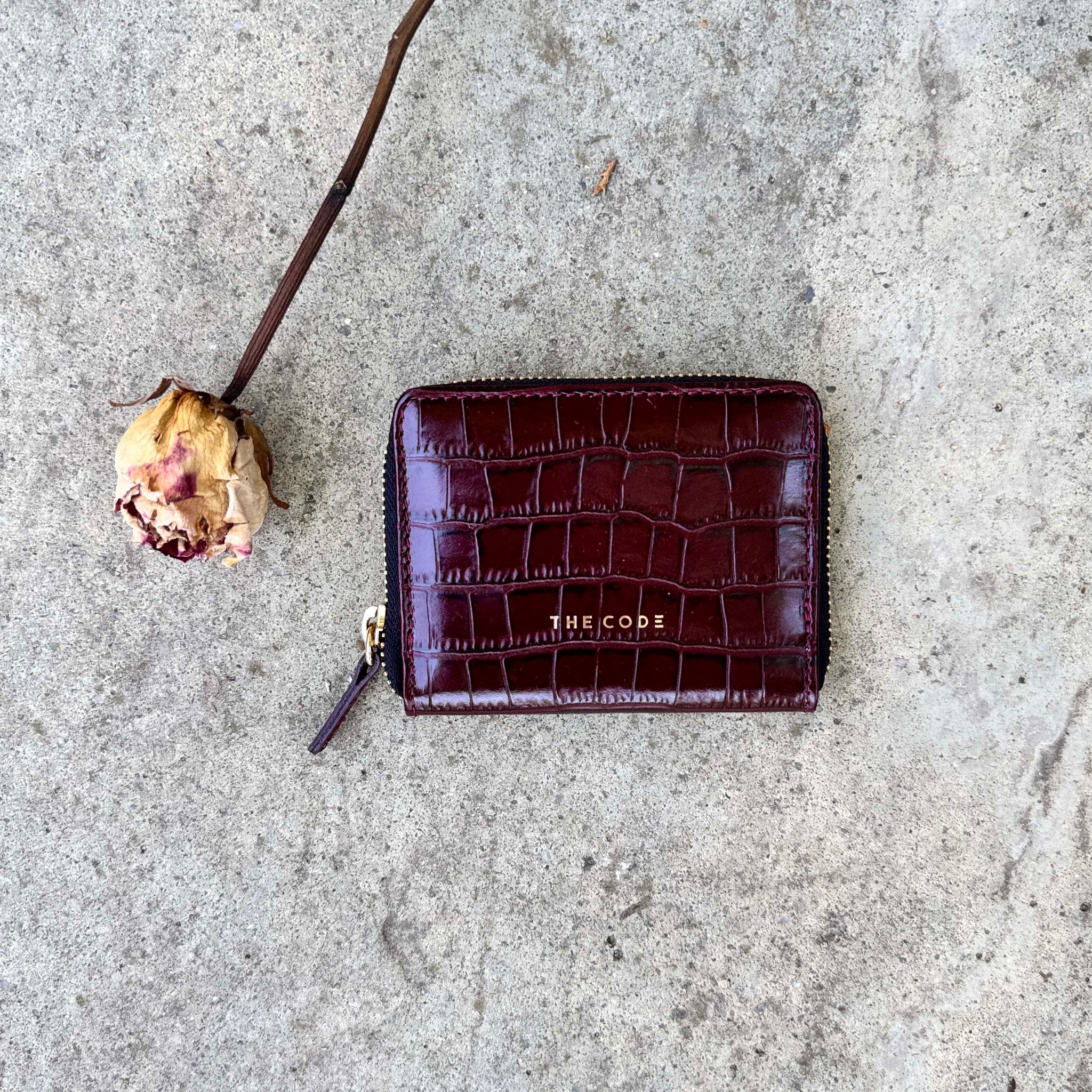 Cartera Paula burdeos