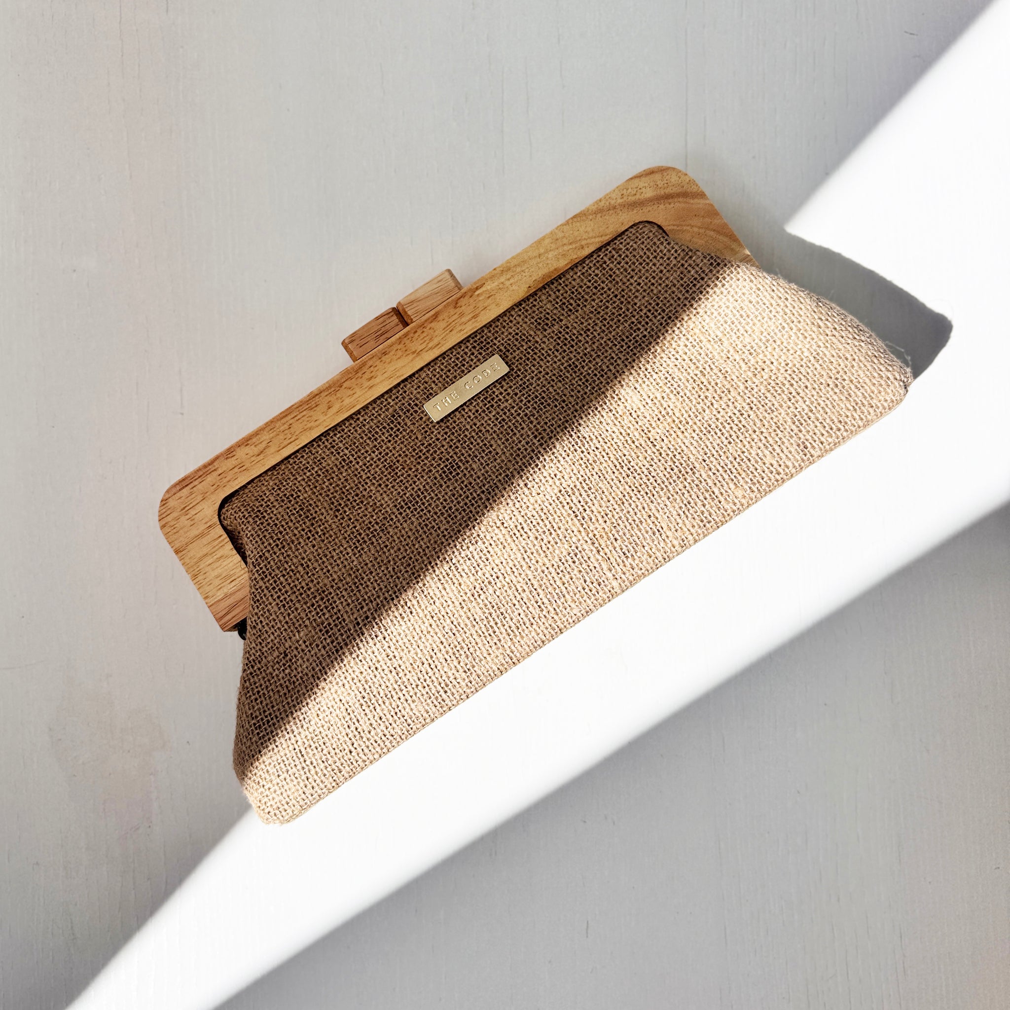 Clutch Sahara tostado