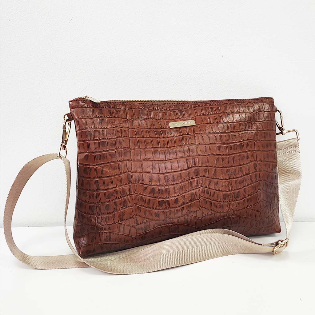 Bolso Creta marrón avellana