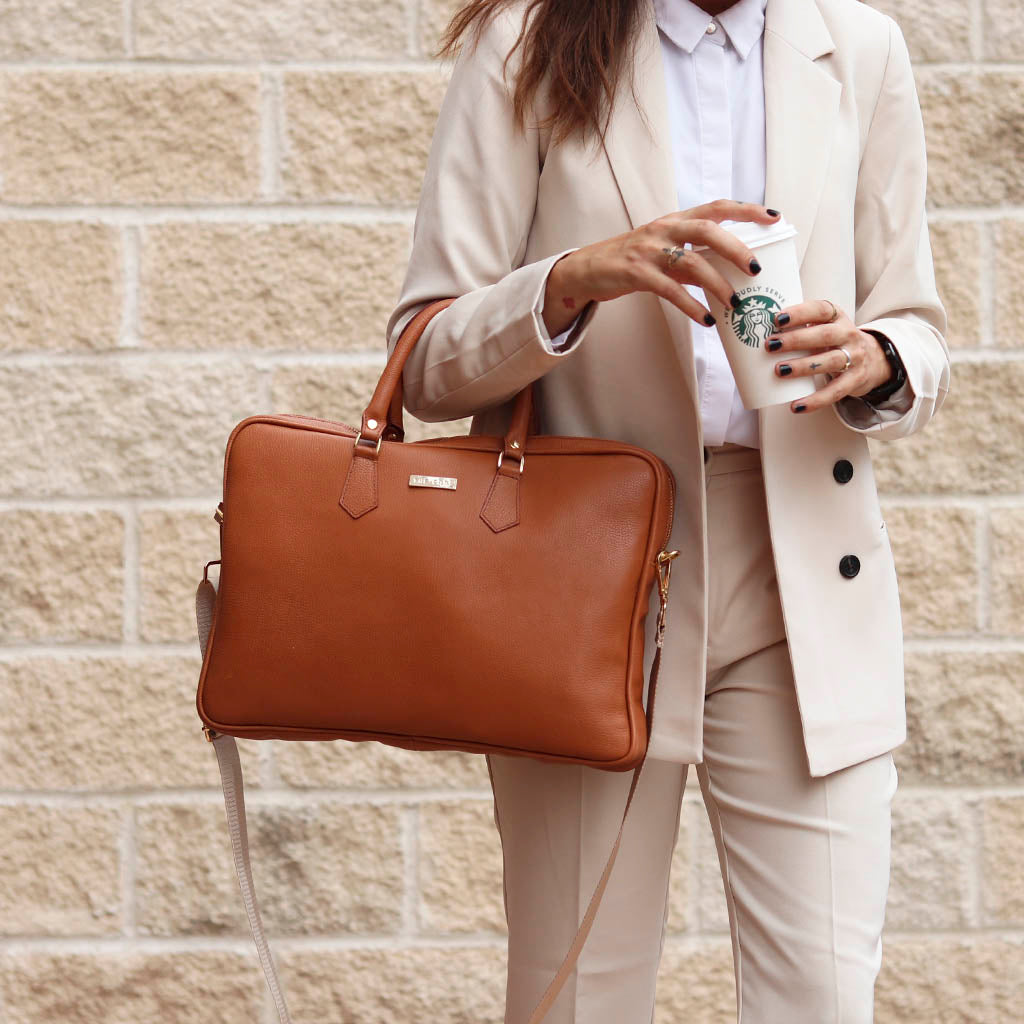 Maletín portátil camel