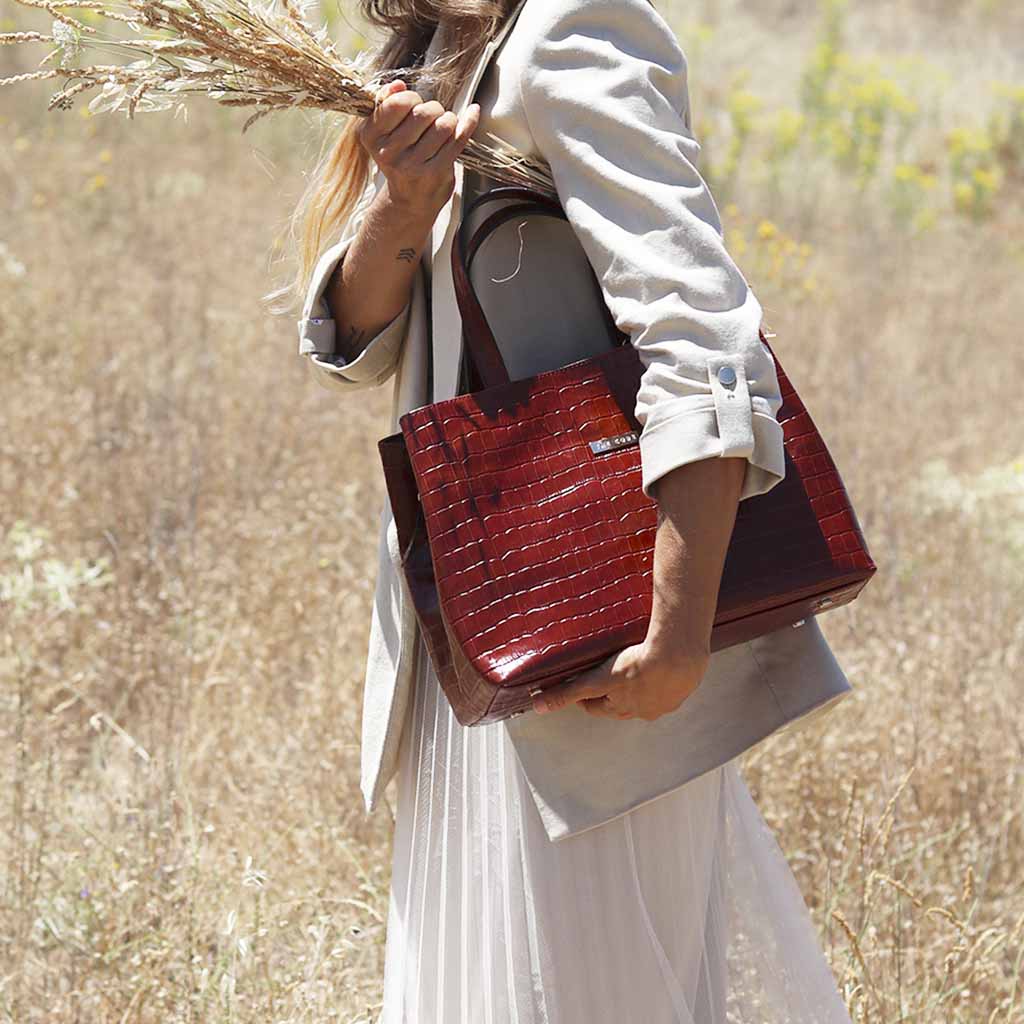 Shopper Patricia marrón praliné