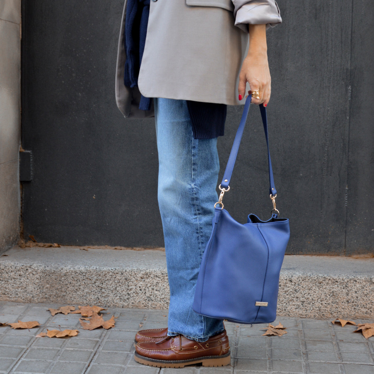 Bombonera Julieta azul Indigo