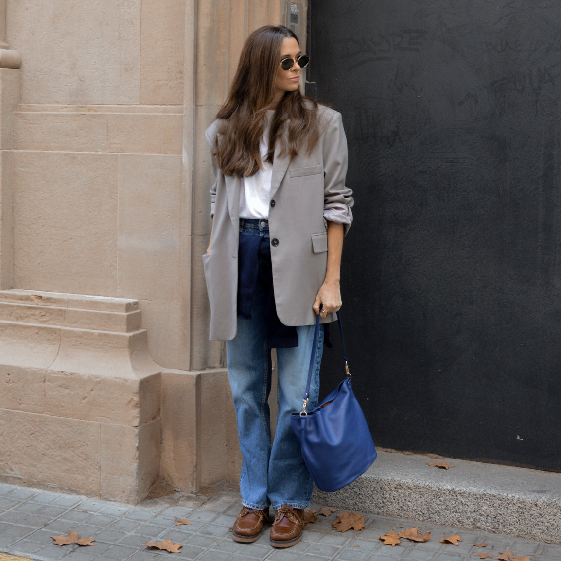 Bombonera Julieta azul Indigo