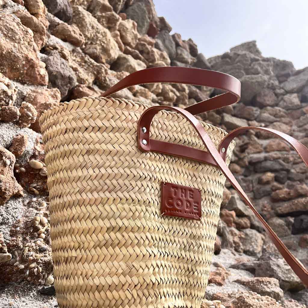 Shopper capazo Provenza marrón