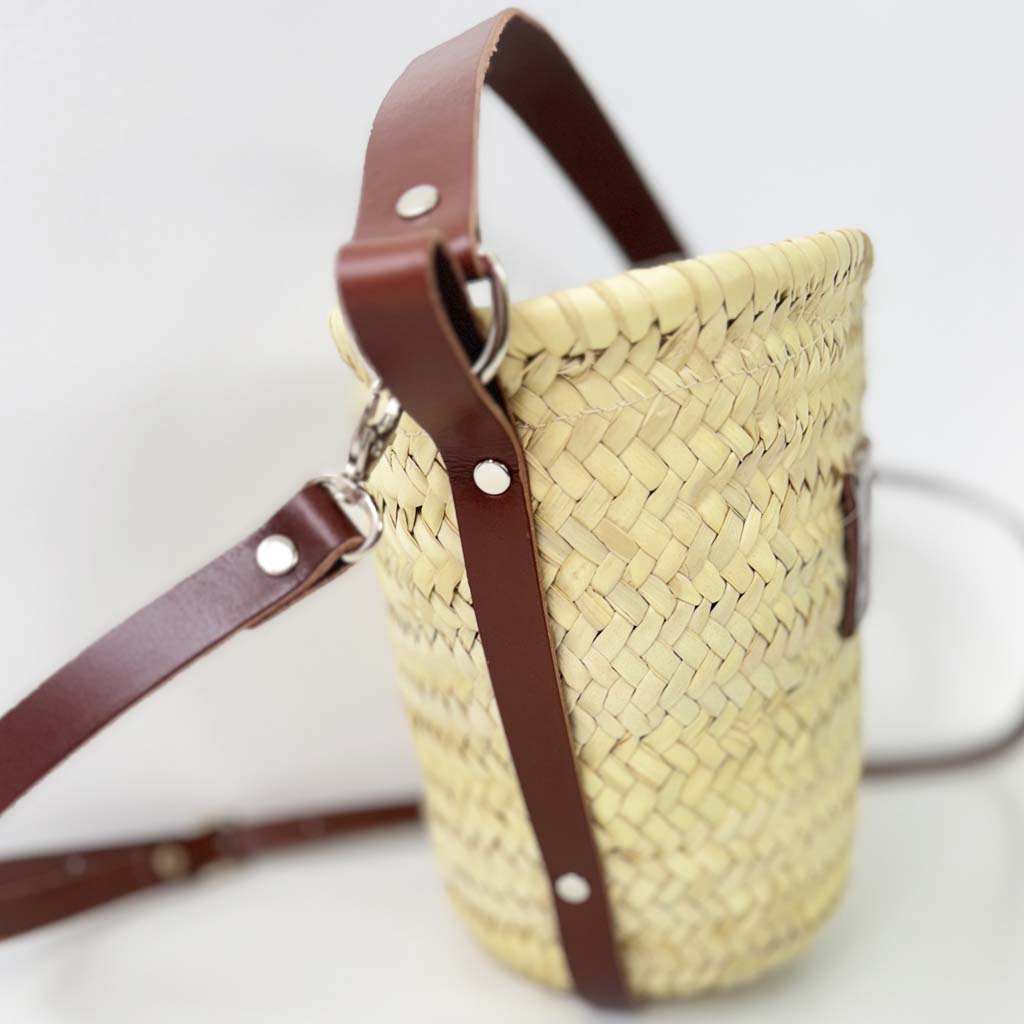 Capazo BUCKET marrón avellana