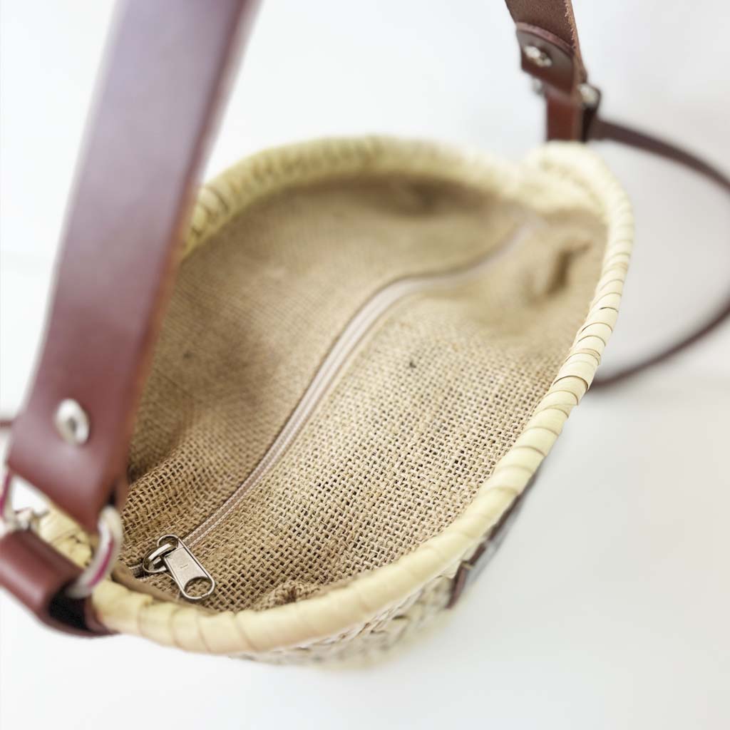 Capazo BUCKET marrón avellana