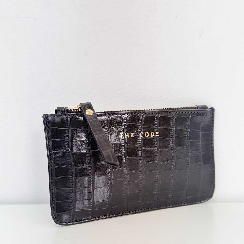 Monedero Siena negro coco
