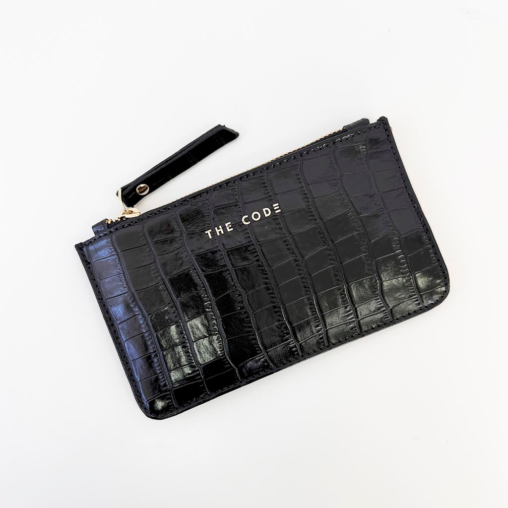 Monedero Siena negro coco
