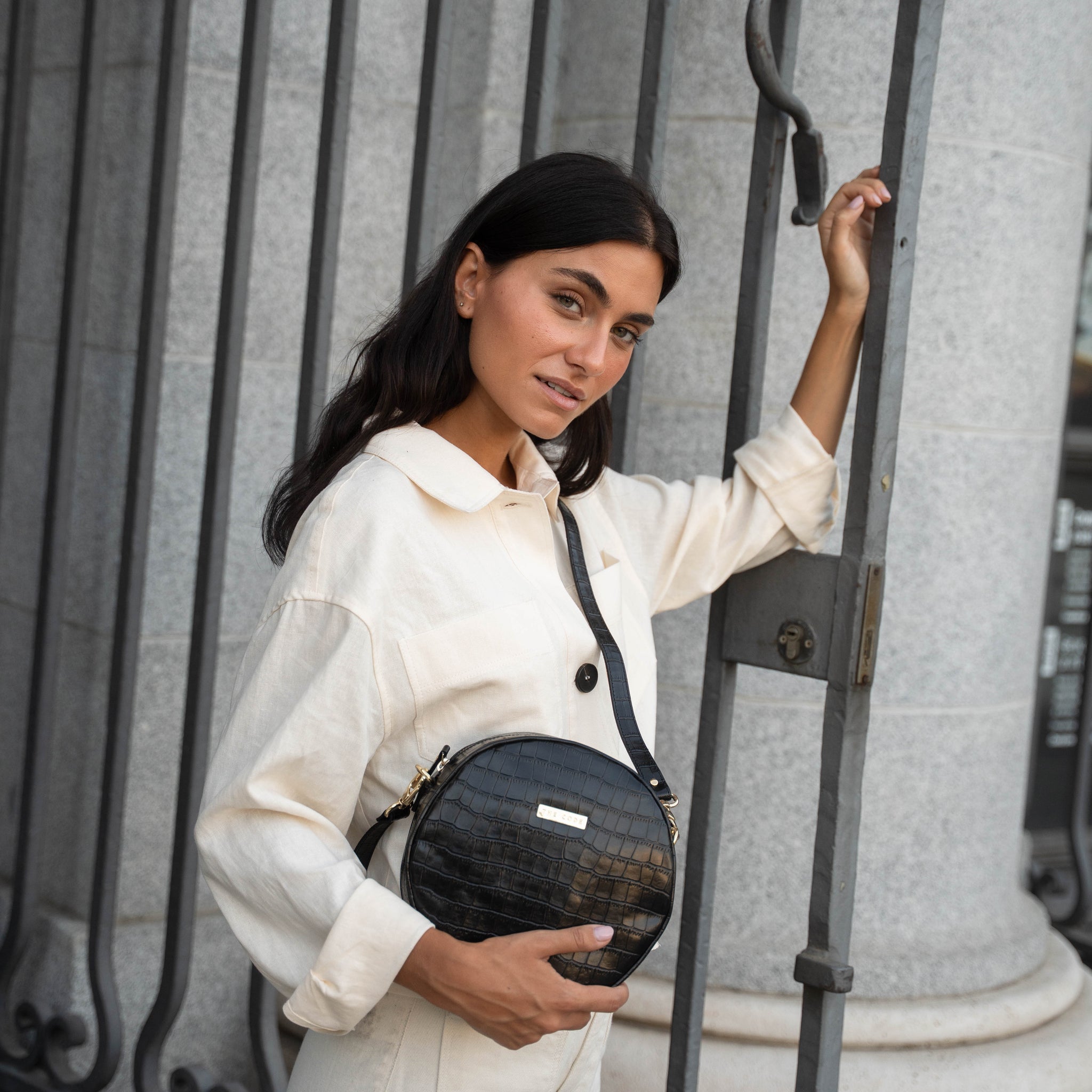 Bandolera Olimpia negro