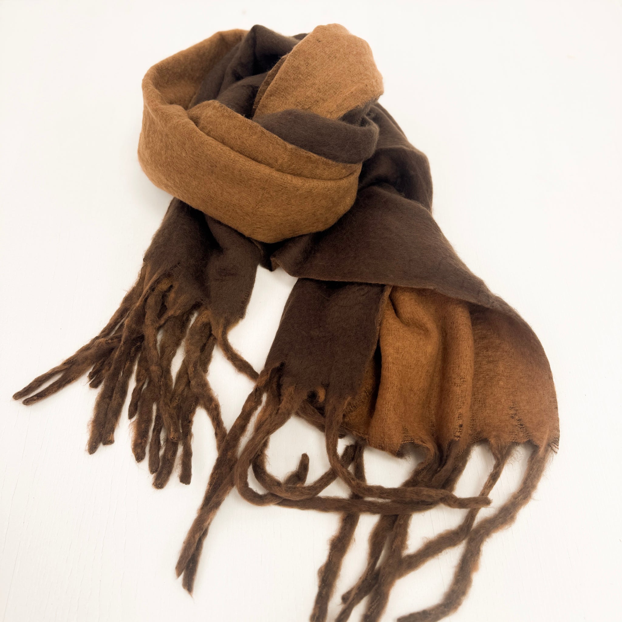 Bufanda Sofi chocolate y moca
