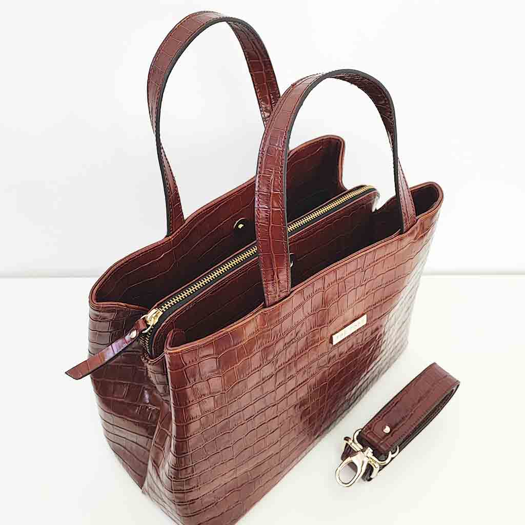 Shopper Patricia marrón praliné