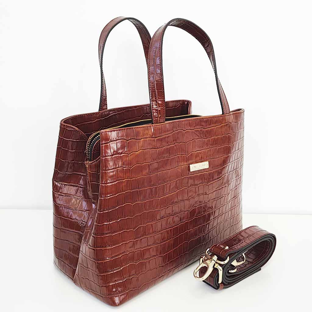 Shopper Patricia marrón praliné