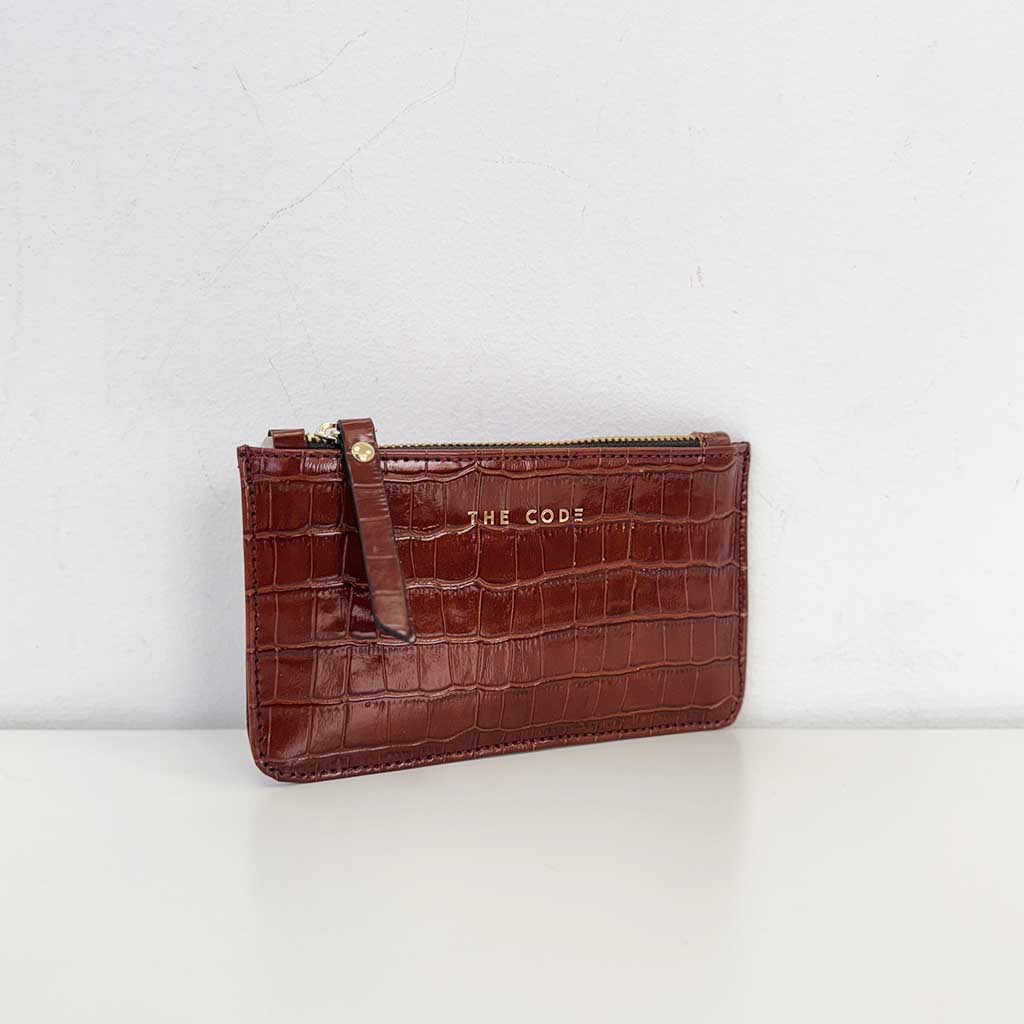 Monedero Siena marrón praliné