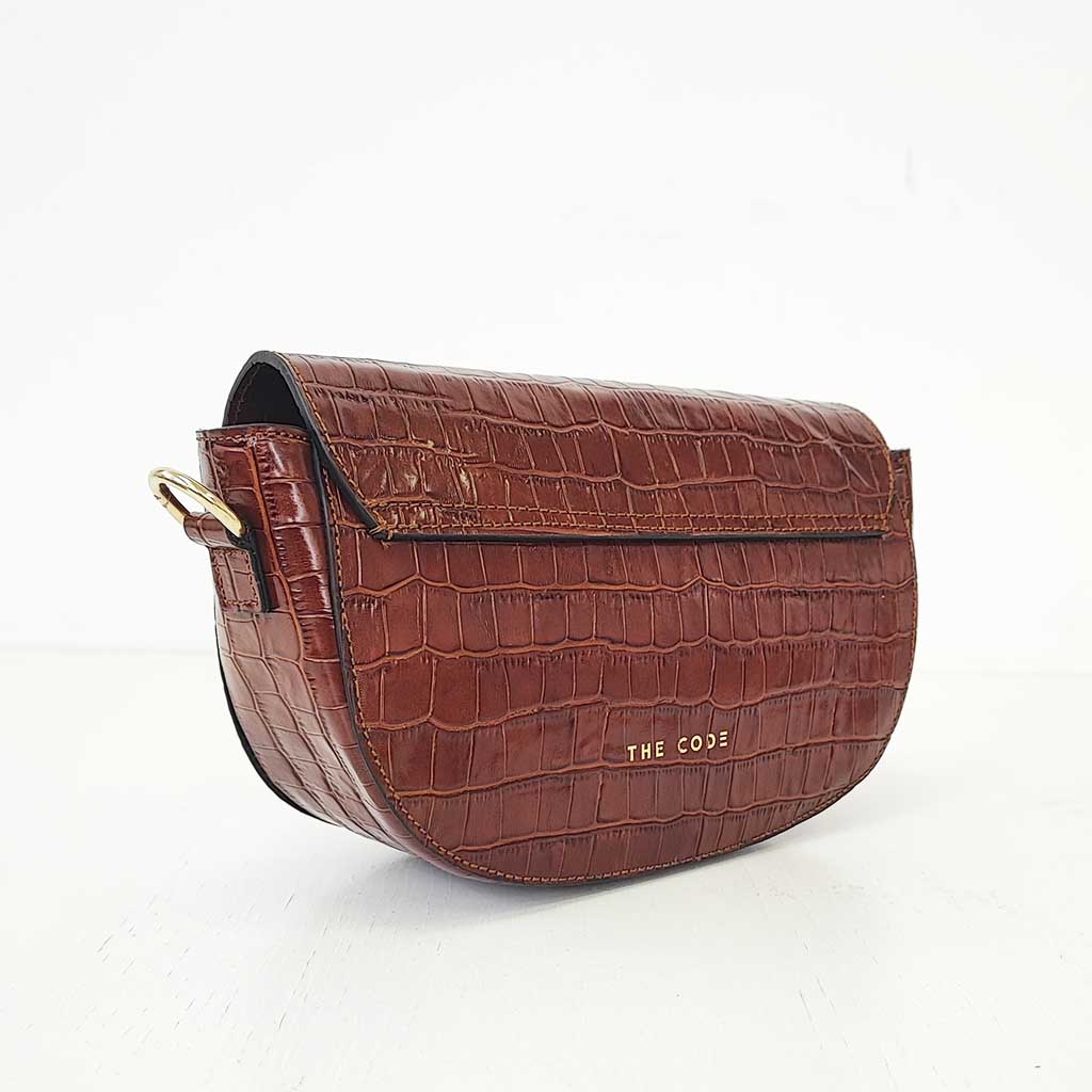 Bandolera ALMA marrón praliné