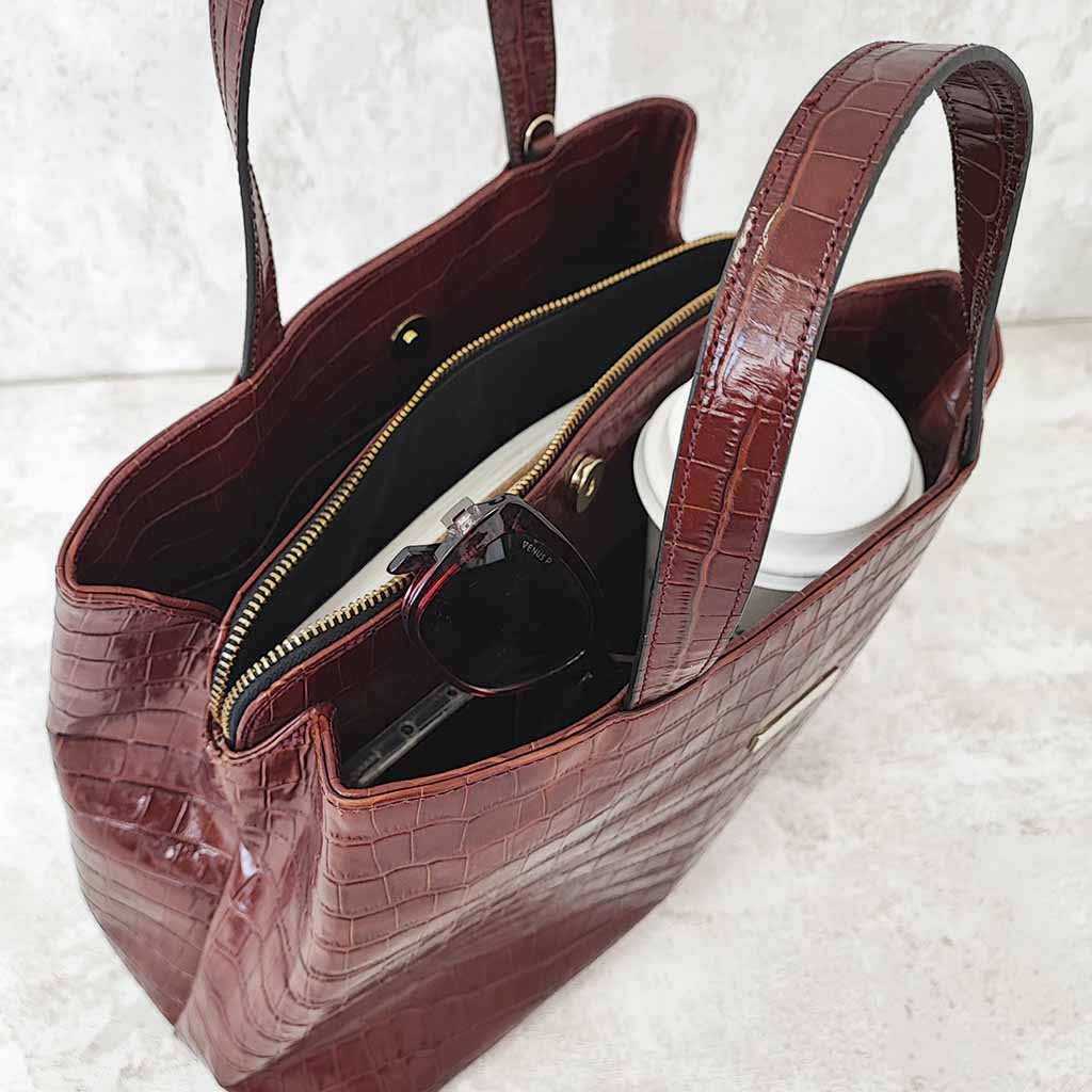 Shopper Patricia marrón praliné