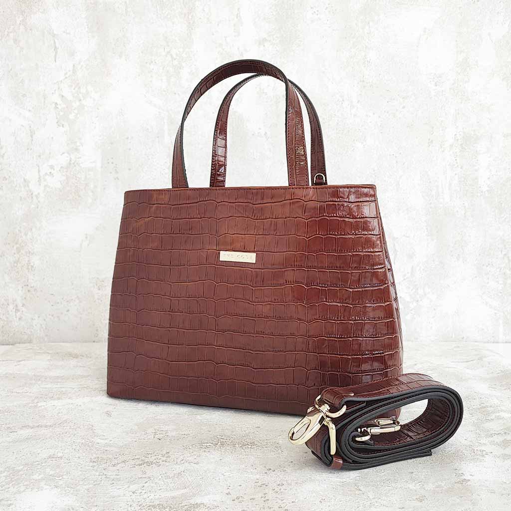 Shopper Patricia marrón praliné