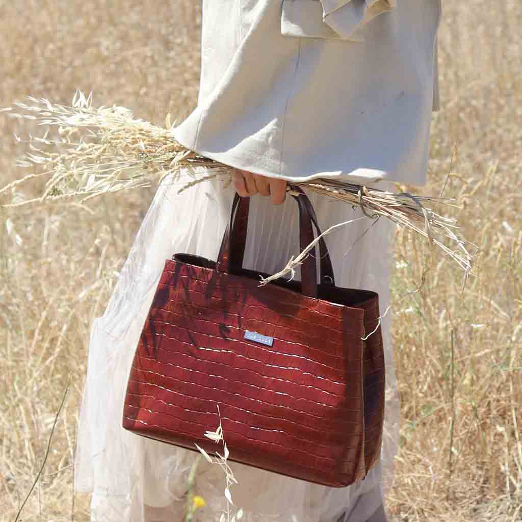 Shopper Patricia marrón praliné