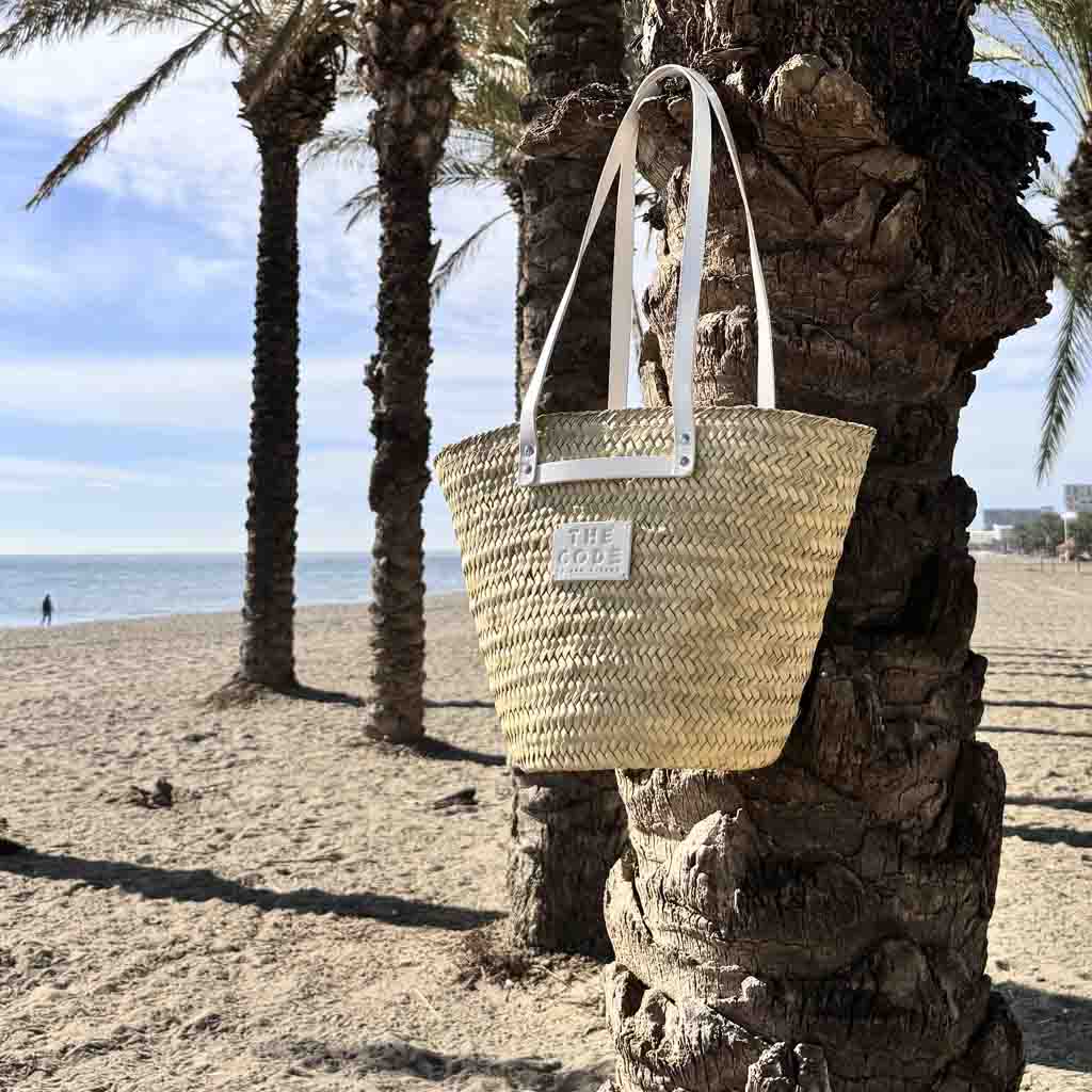 Shopper capazo Provenza blanco