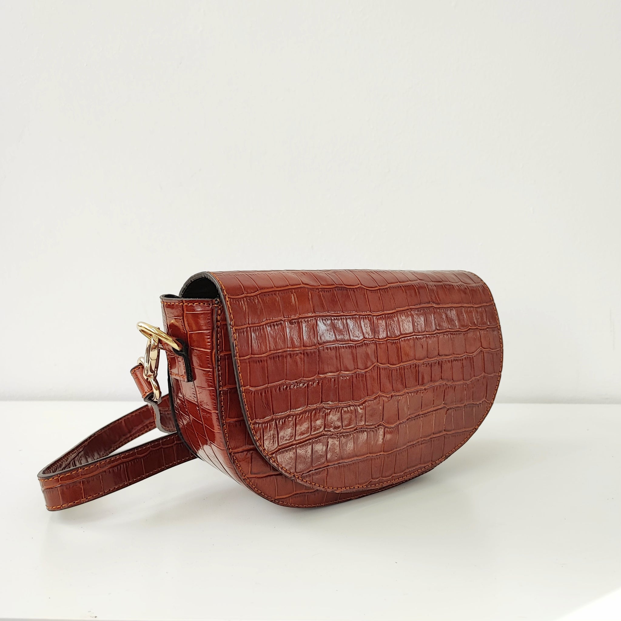 Bandolera ALMA marrón praliné