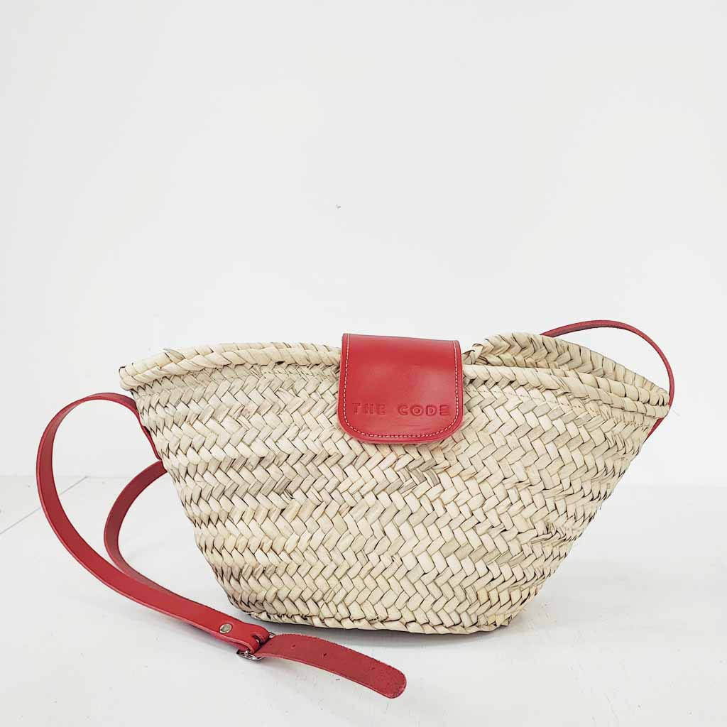 Bandolera Menorca Capazo rojo