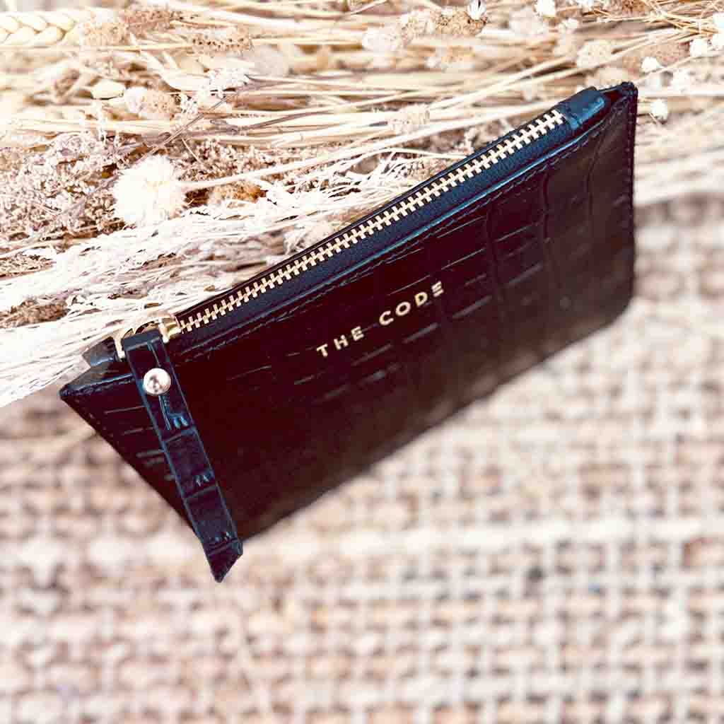 Monedero Siena negro coco
