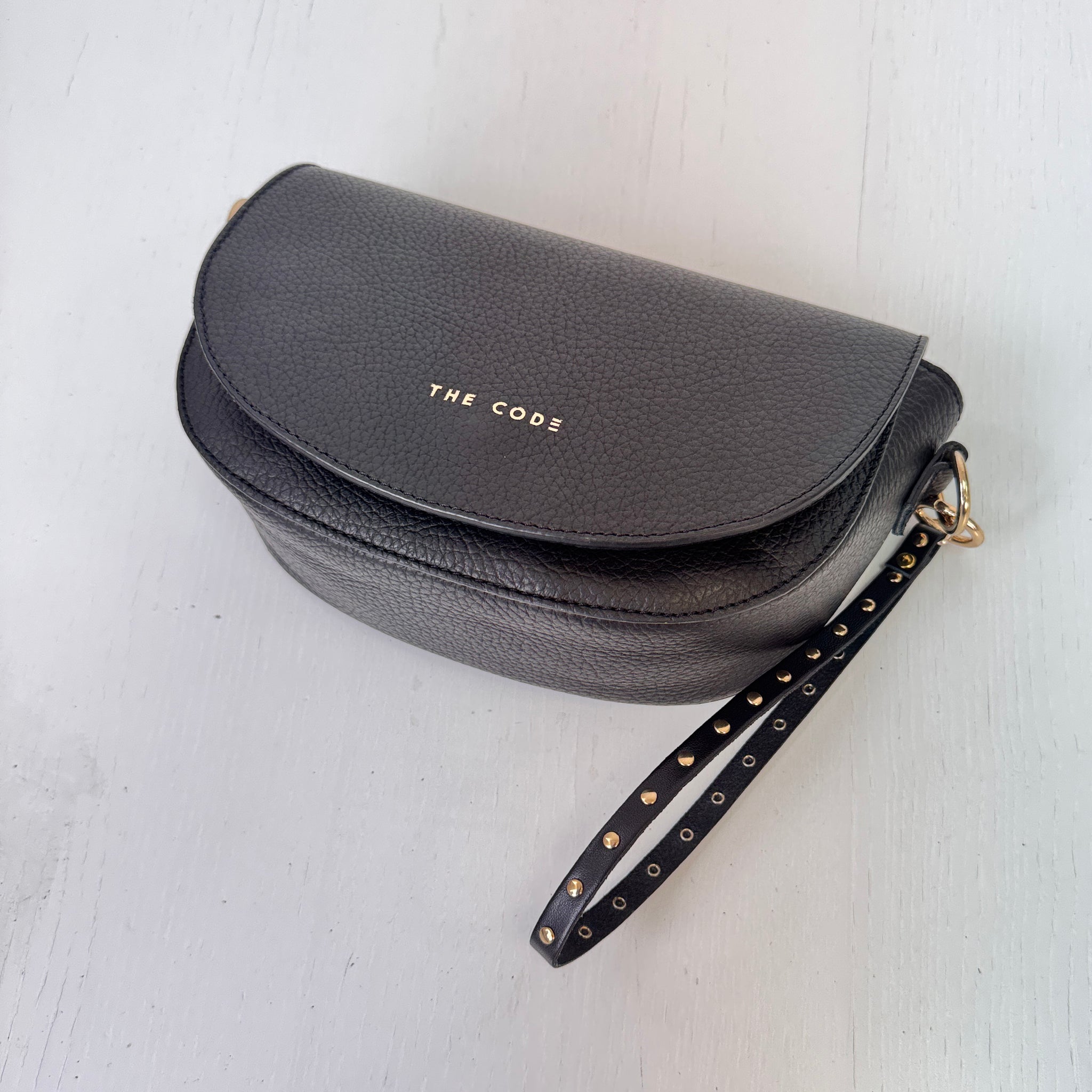 Charm llavero texas negro tachas oro