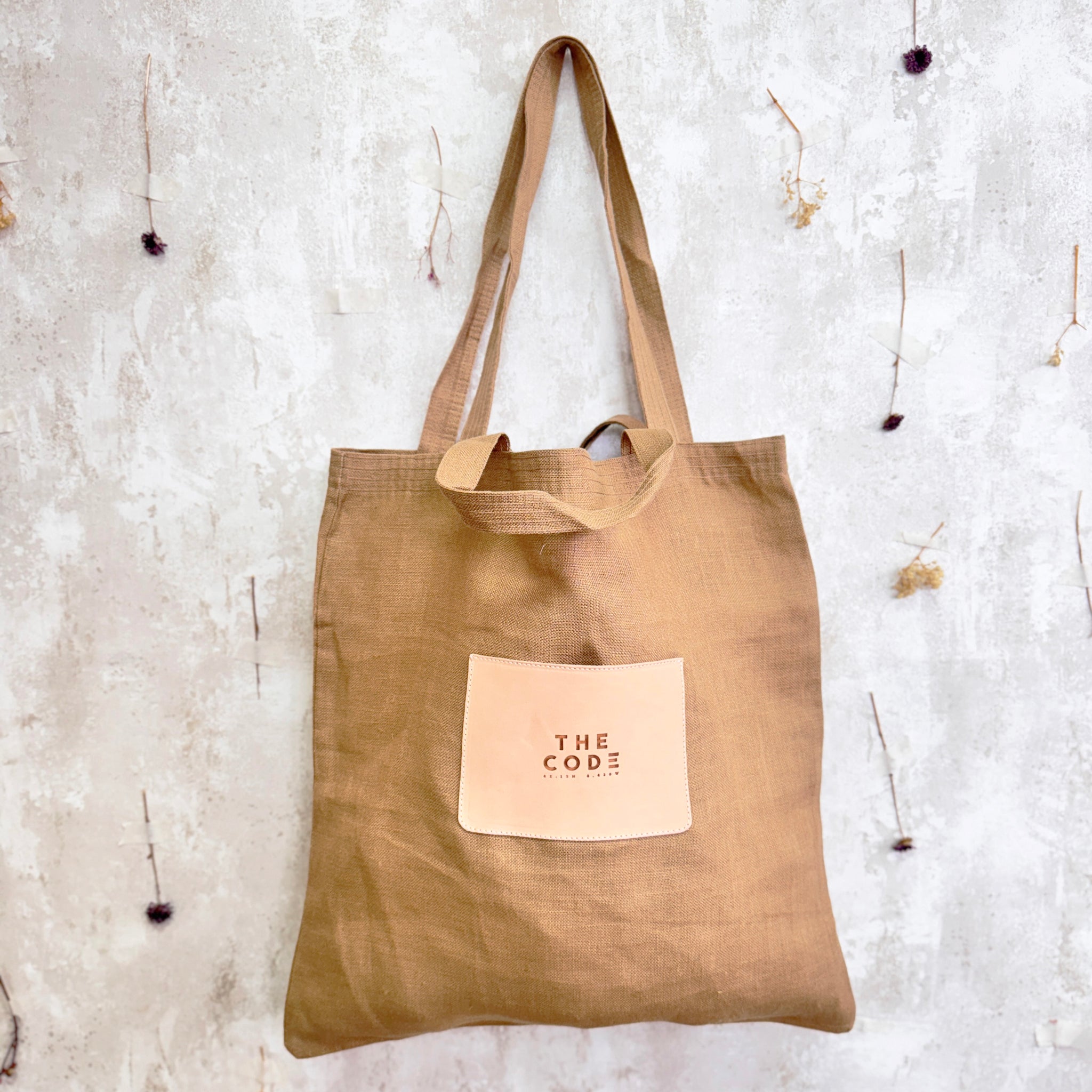 Tote Bag bolsillo tostado