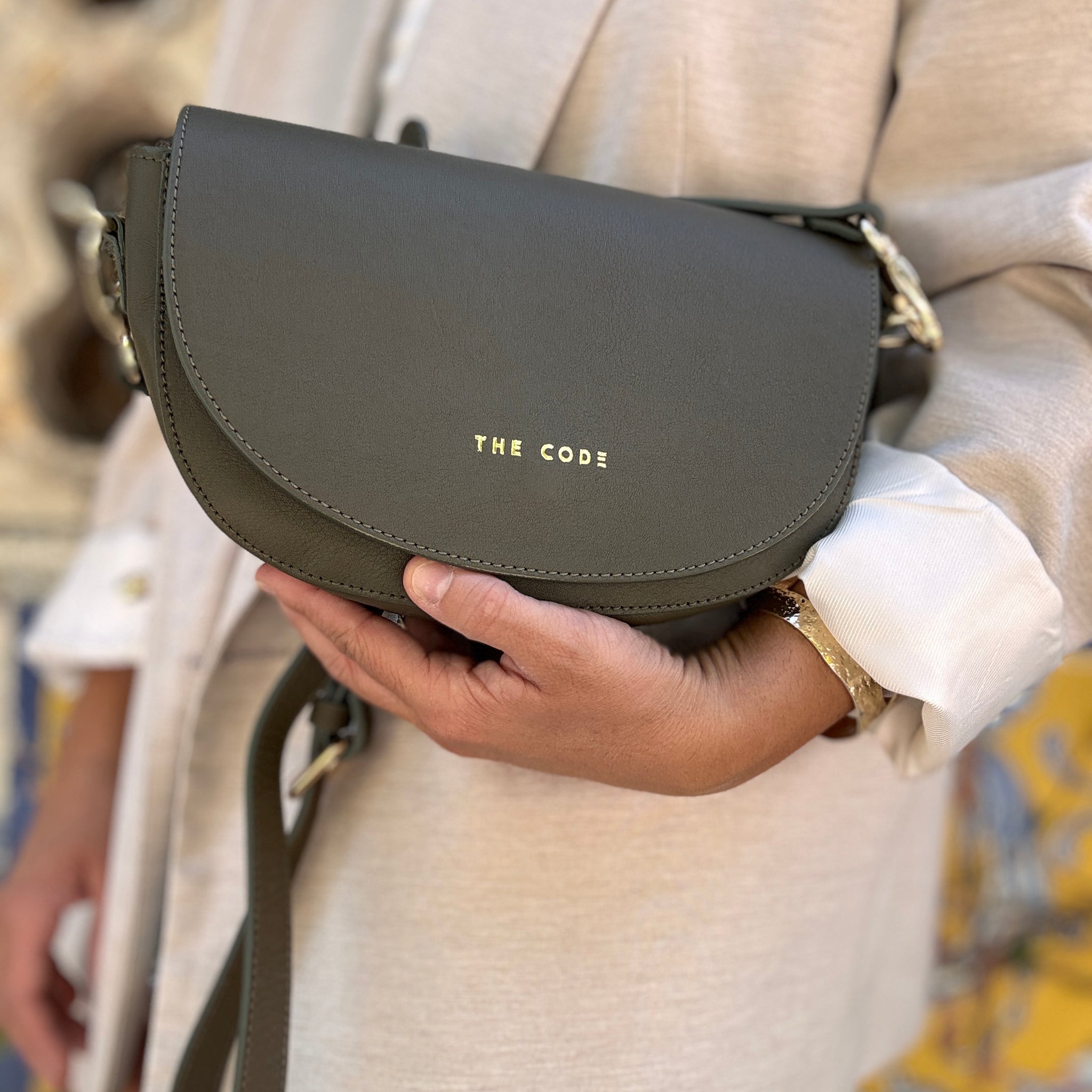 ALMA military green shoulder bag