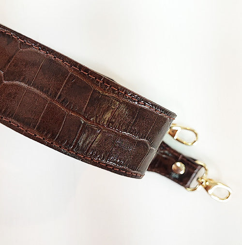 Asa correa piel chocolate