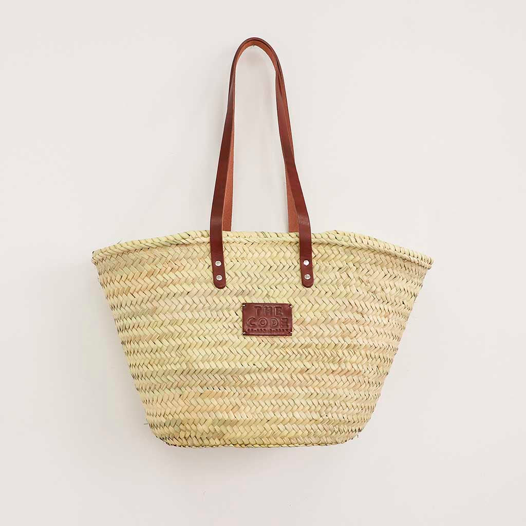 Jute basket brown