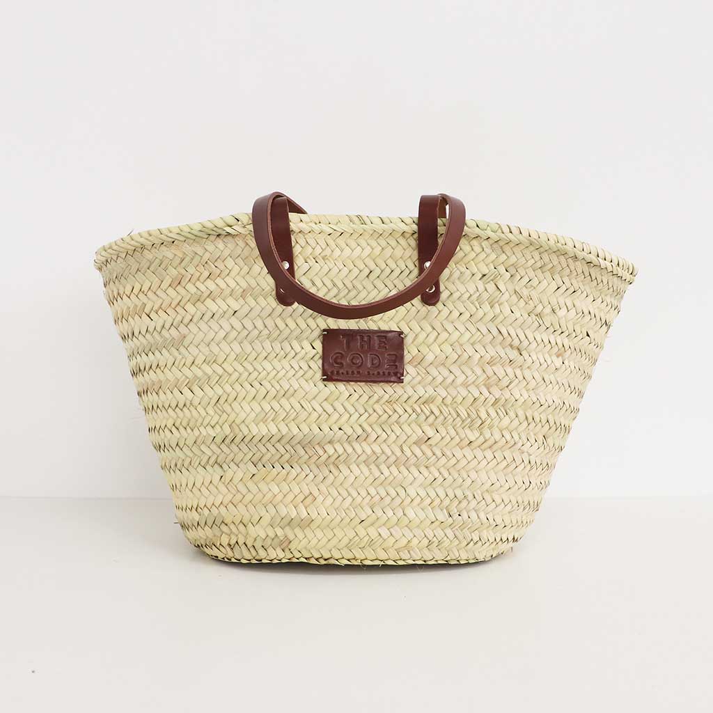Jute basket brown