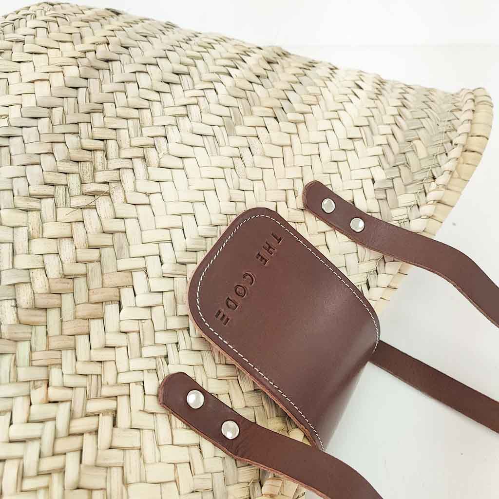 Jute basket brown