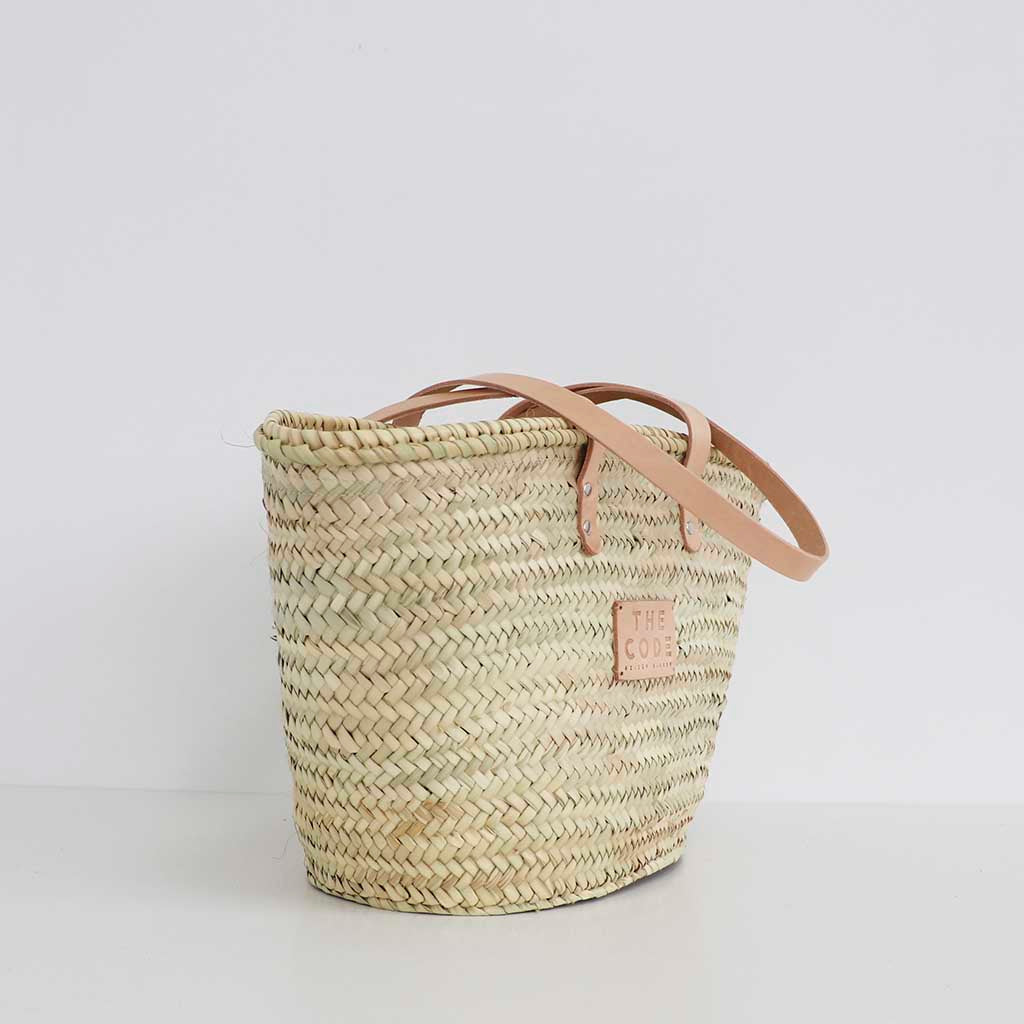 Jute basket brown