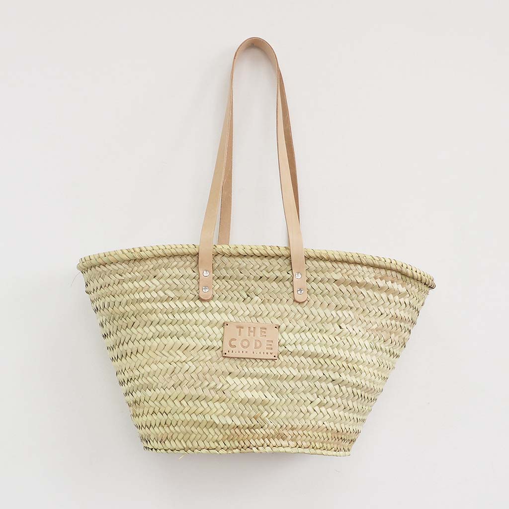 Jute basket brown