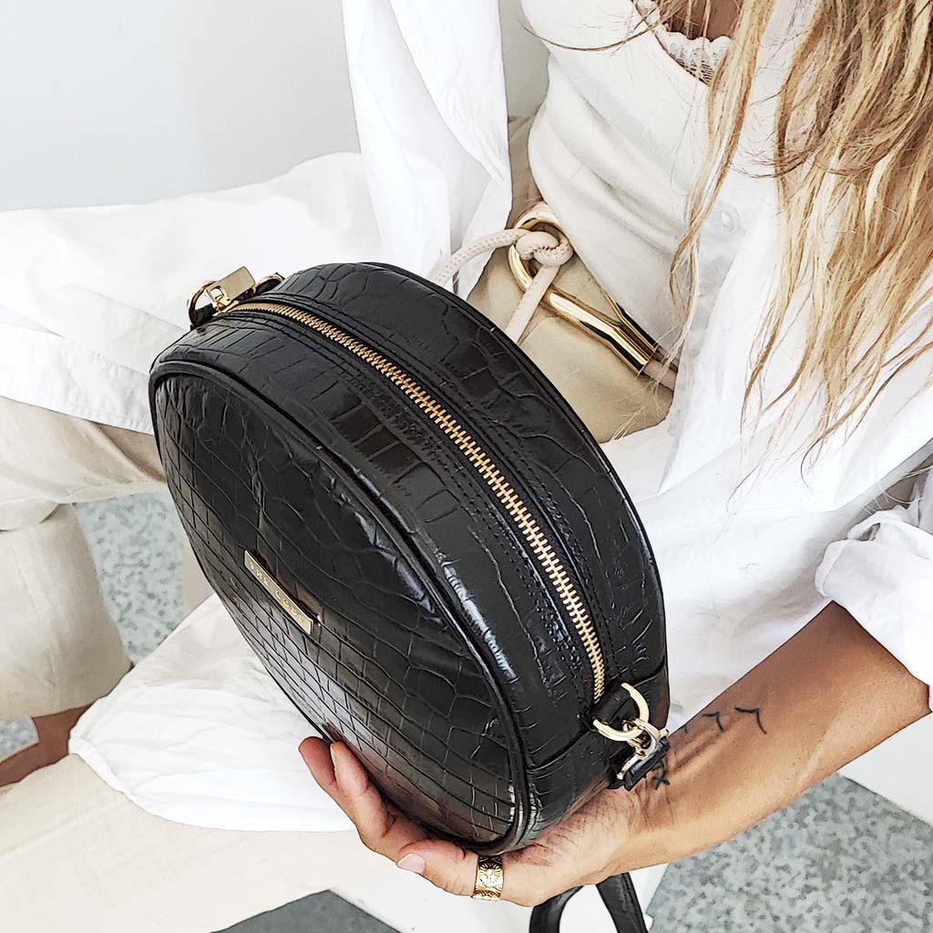 Olimpia black crossbody 