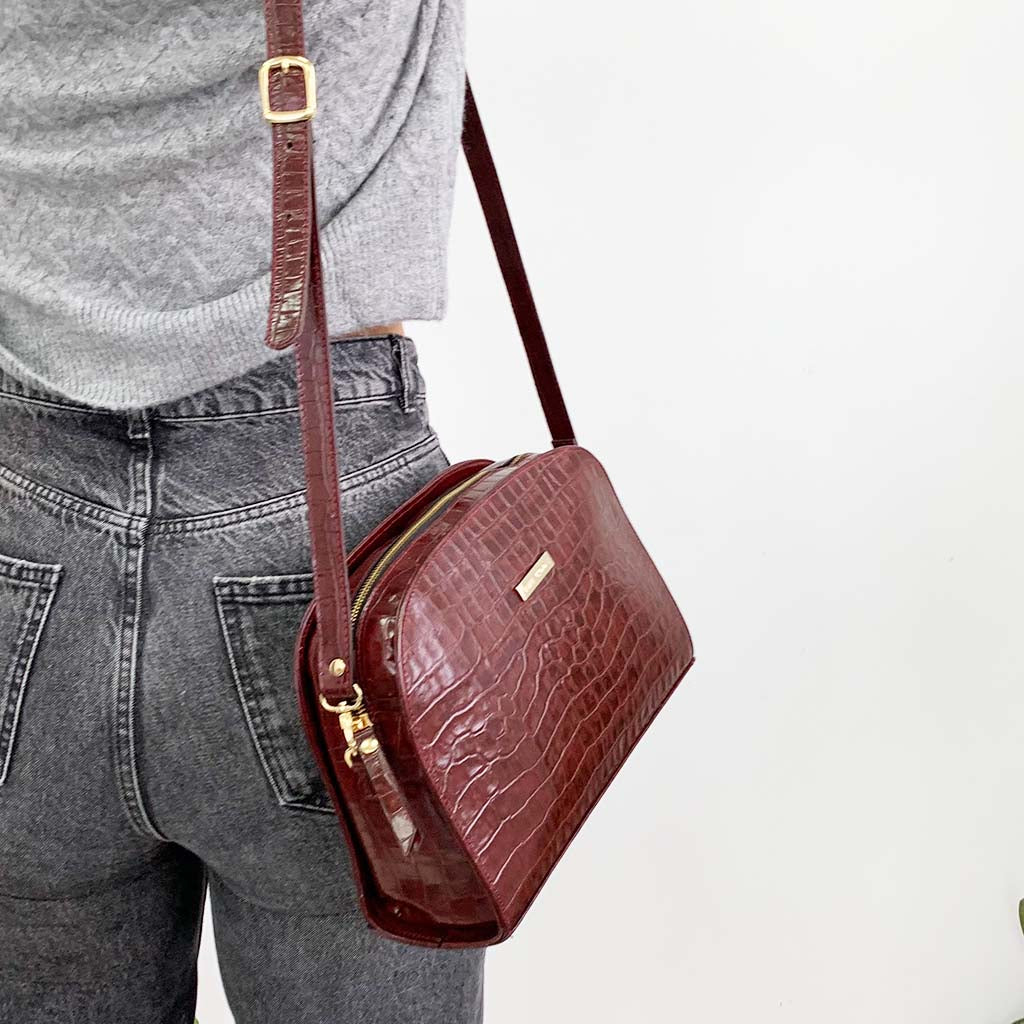 Casandra hazelnut shoulder bag