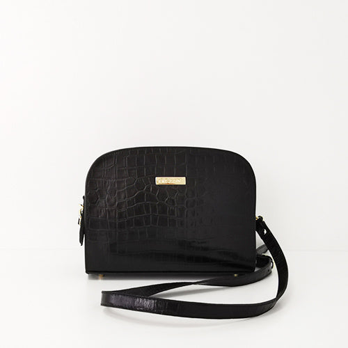 Casandra black shoulder bag