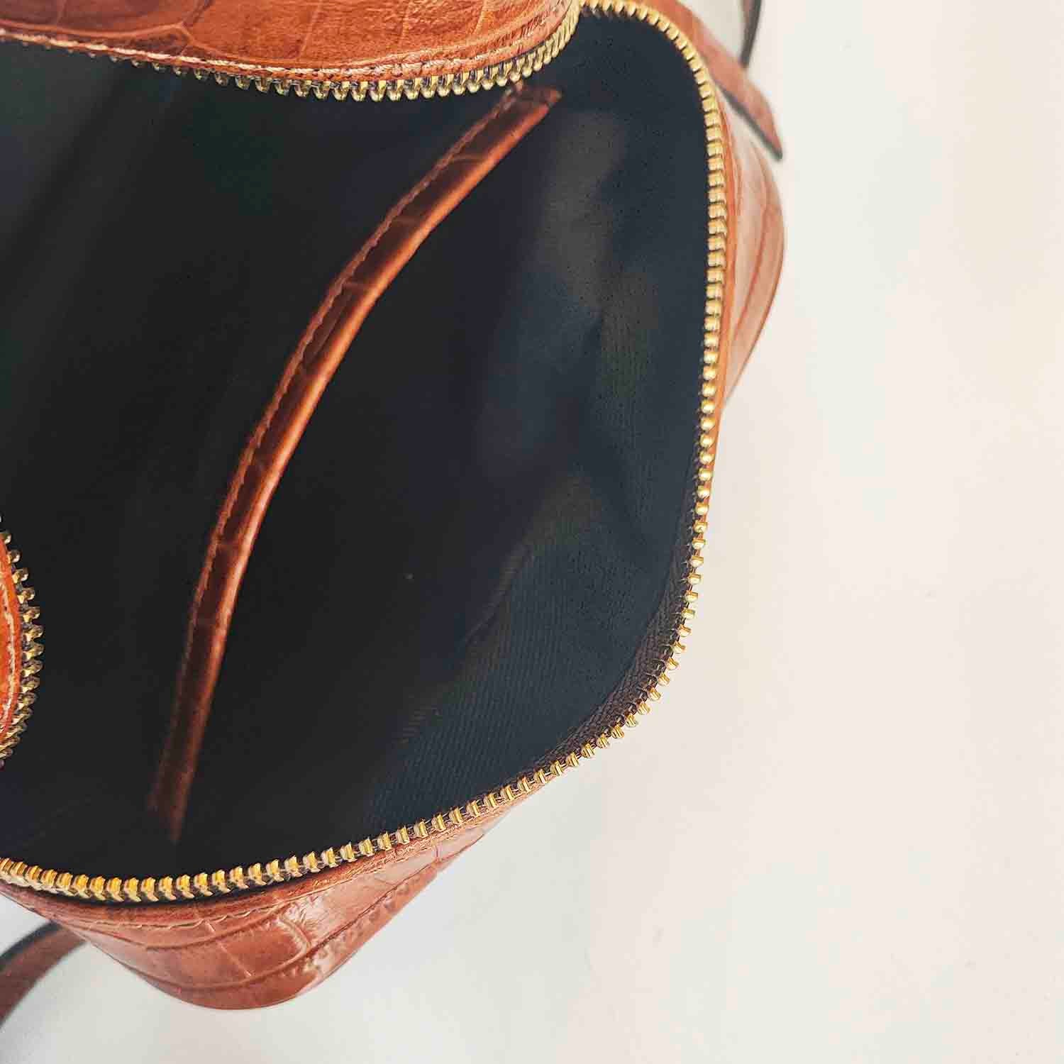Bandolera Mérida marrón avellana