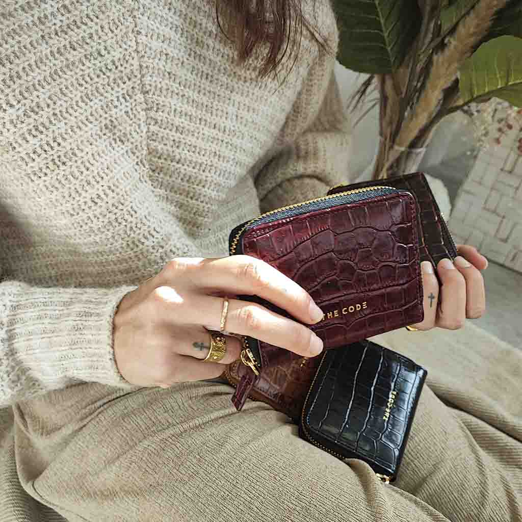 Cartera Paula burdeos