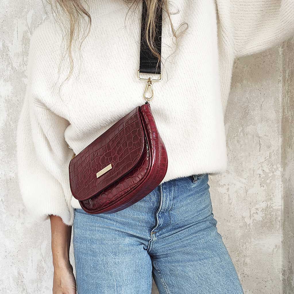 Bolso RIO burdeos
