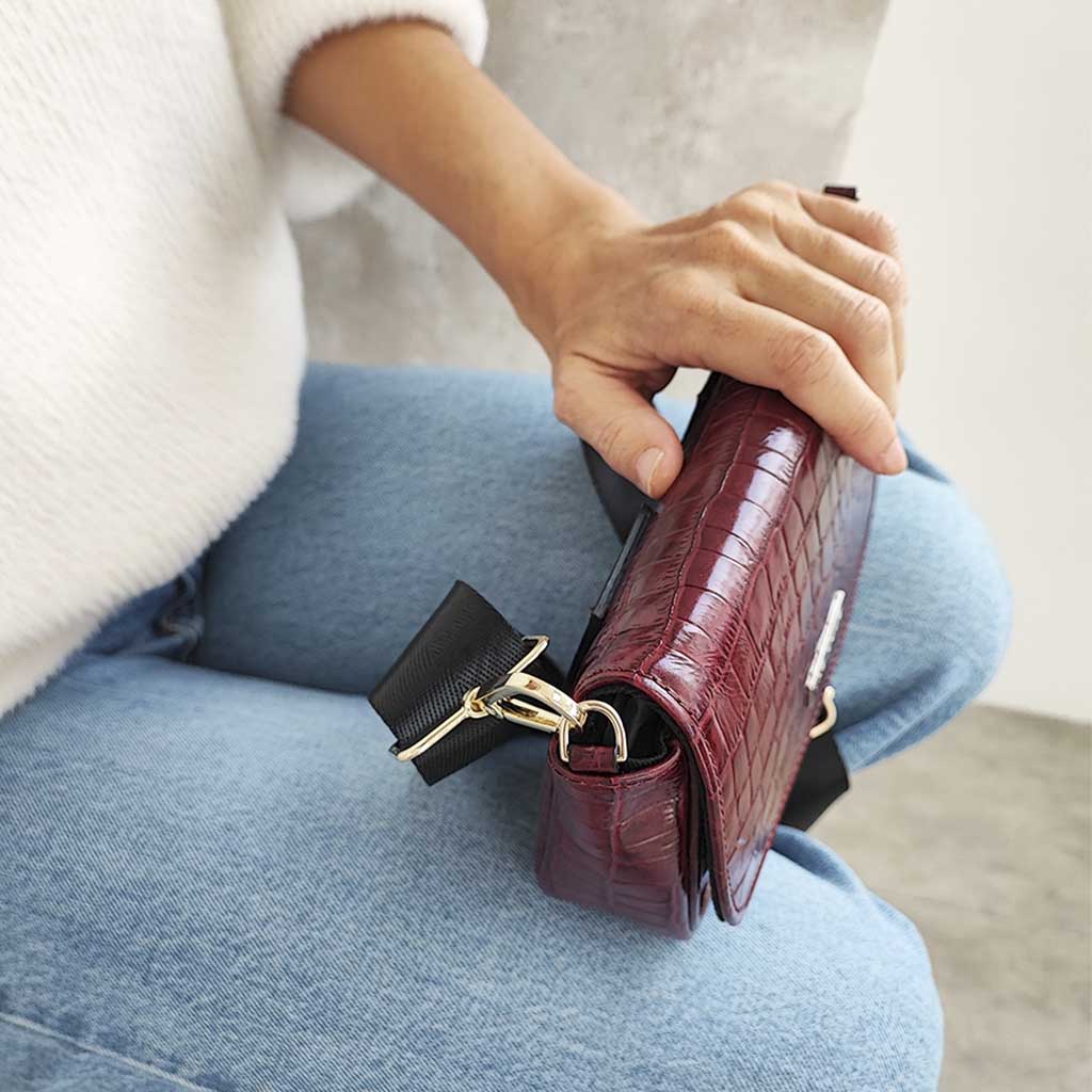Bolso RIO burdeos