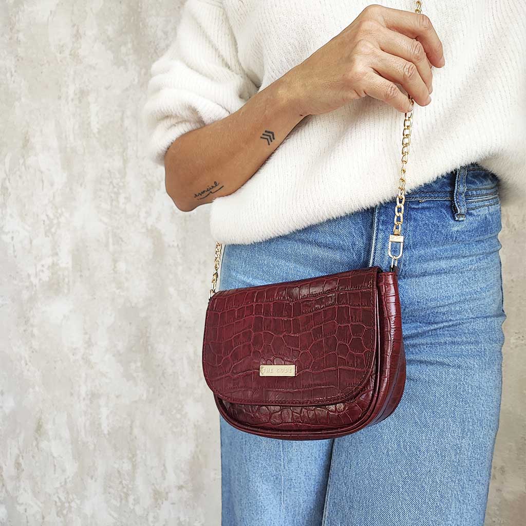 Bolso RIO burdeos
