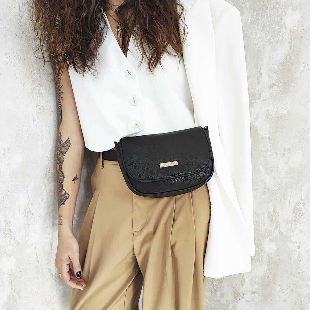 Bolso RIO negro liso