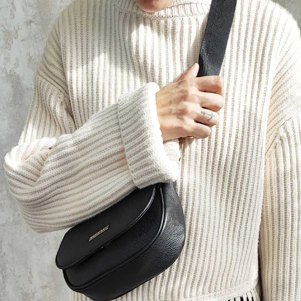 Bolso RIO negro liso