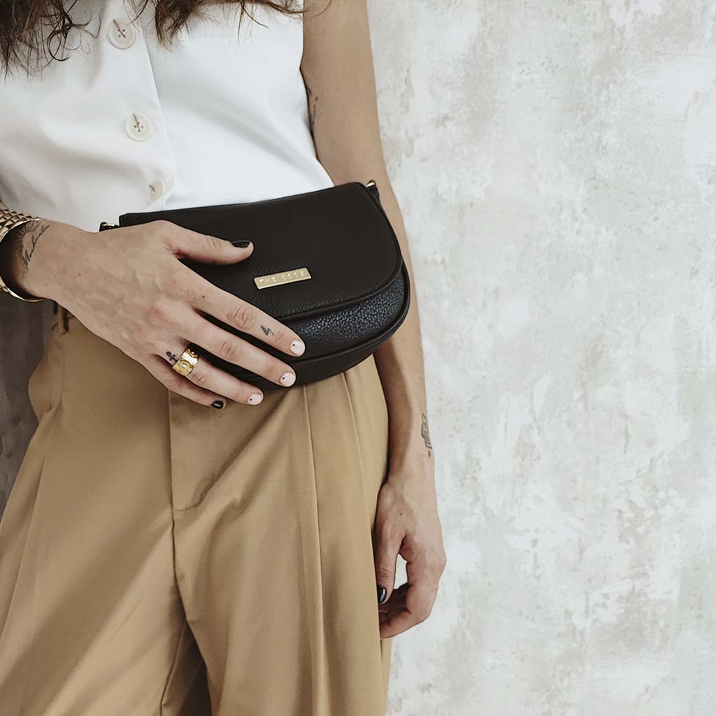 Bolso RIO negro liso