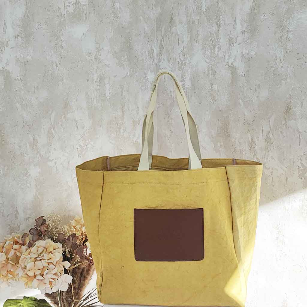 Shopping bag mostaza